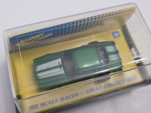 NOS JOHNNY LIGHTNING TJET 500 SLOT CAR CHEVY CAMARO GREEN W/WHITE STRIPES *NEW* - Picture 7 of 7