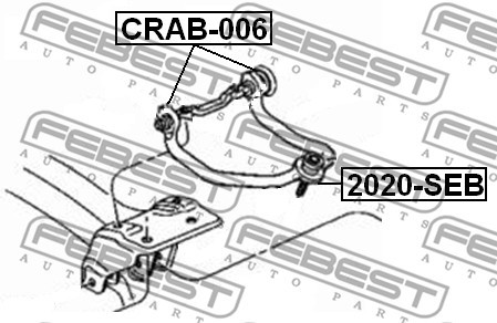 2020-SEB SUSPENSION BALL JOINT FEBEST FOR JEEP GRAND CHEROKEE III,CHEROKEE - Picture 3 of 6
