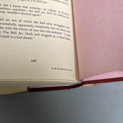 THE BELL JAR by Sylvia Plath - 1st/3rd HCDJ 1971 Harper - $6.95 - VG - Picture 12 of 23
