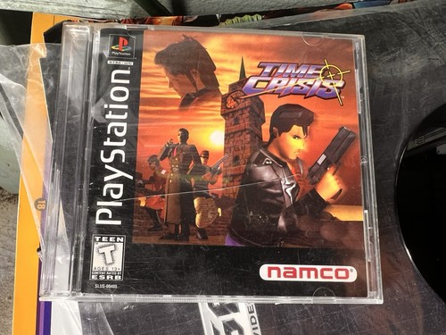 Timecrisis Ps1 GunBundle Namco Grey Gun And Real Arcade Gun Working Great Tested - Picture 1 of 14