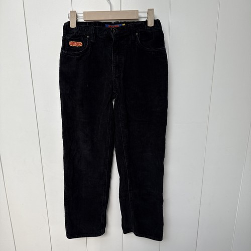EMPYRE Loose Relax Fit Black Corduroy Skate Pants Youth Size 25 - Picture 1 of 7