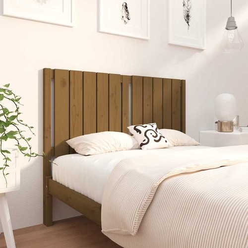 Bed Headboard Home Bedroom Decorative Bed Header Panel Solid Wood Pine vidaXL - Picture 12 of 90