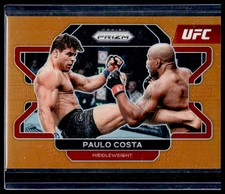 2022 Panini Prizm UFC Paulo Costa Orange Prizms #68 99/99 1/1