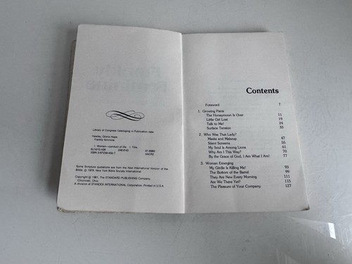 Frankly Feminine God's Idea of Womanhood Gloria Hawley Paperback Book Rare - Picture 14 of 24