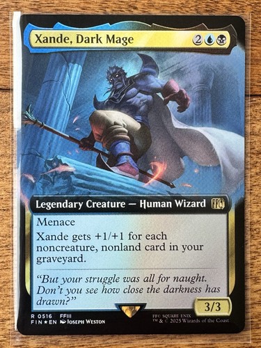 Magic MTG Final Fantasy - Xande, Dark Mage EXTENDED ART FOIL 0516 - Bild 1 von 3