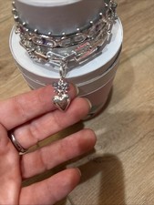 Bomb Party Summer Stacks 2026 Velvet Hearts Silver Plating Charm Bracelets