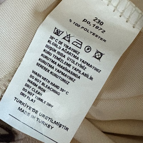 Refka Floral Maxi Long Dress Sz 10 Peach Front Tie Cottage Prairie Modest Turkey - Picture 19 of 19