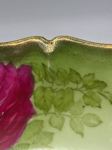 MCM Porcelain bowl with hand-painted roses and gold trim from Bavaria, Germany - Picture 16 of 16