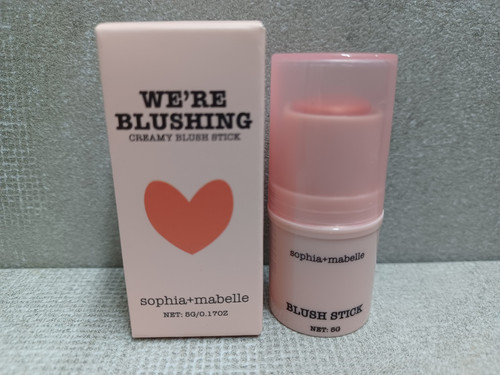 Sophia & Mabelle We're Blushing Creamy Blush Stick Blossoming Shade 5g Brand New - Picture 1 of 3