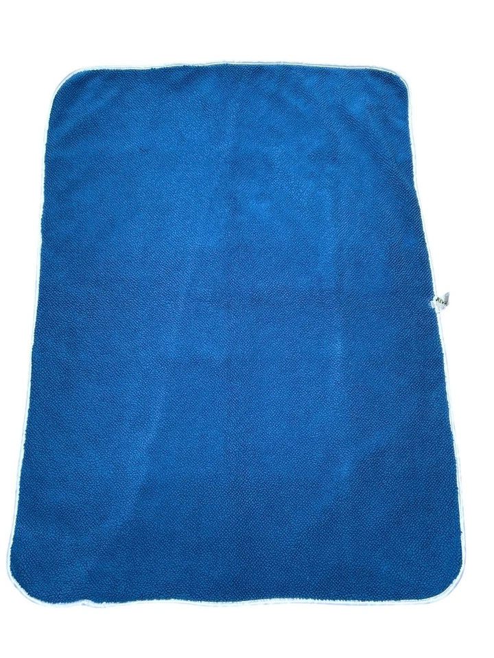 Manta de bebé Circo Patchwork Dot Minky Sherpa azul rojo naranja verde primaria Foto 4 de 4