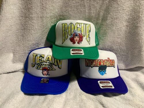 X-Men 97 Trucker Hats NEW Rogue Jean Grey Nightcrawler Marvel