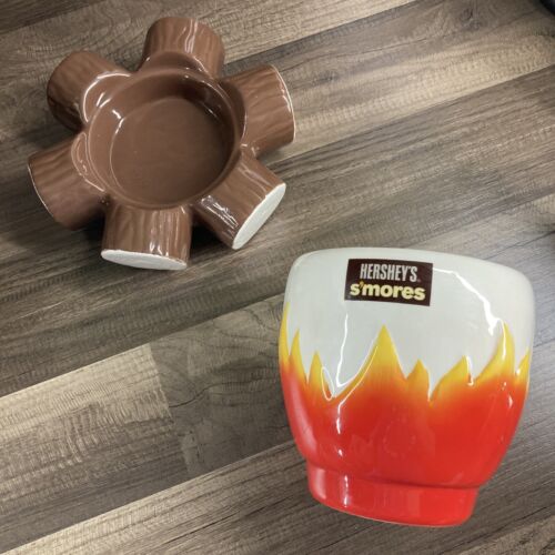 Hershey’s S’Mores Smores Maker Kit Indoor Outdoor Ceramic Camp Fire 2012 - Picture 3 of 4
