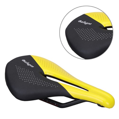 Comfort Bicycle Saddle MTB Bike Road Soft Seat 240 x 143MM Carbon Leather EC90 - Picture 15 of 18