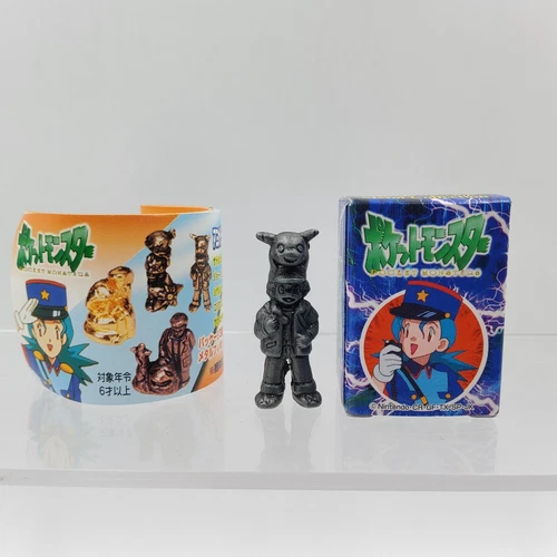 1999 Nintendo Pokemon Ash & Pikachu Gunmetal Metal Collection Anime Figure