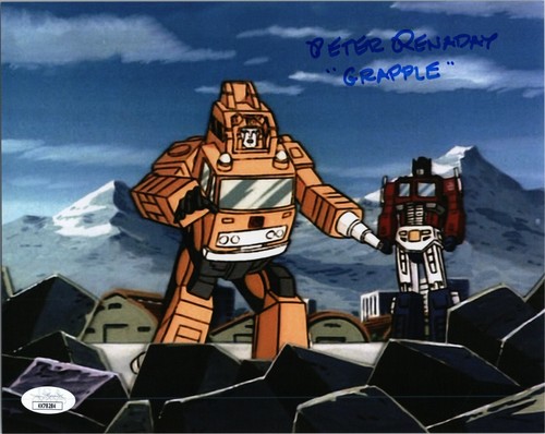 PETER RENADAY original handsigniertes "GRAPPLE - TRANSFORMERS" 8x10 Foto JSA COA - Bild 1 von 2