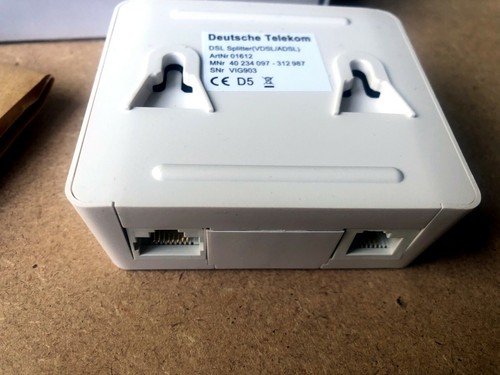 Telekom DSL Splitter Originalverpackt Unbenutzt - Bild 7 von 8