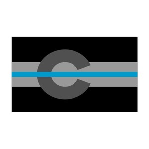 Colorado-CO-State-Flag-Thin-Blue-Line-Police-Sticker-Decal-244-Made-in-USA