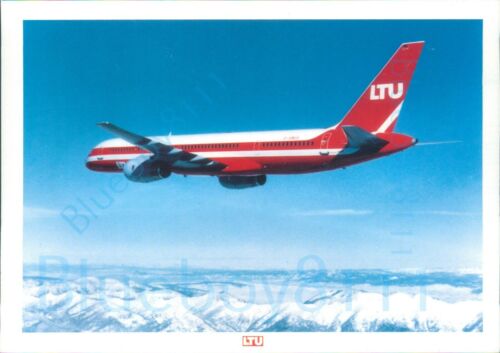 LTU Boeing 757 200 Continental size postcard