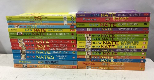 Posten 30 verschiedene Big Nate Lincoln Peirce Kapitel Bücher Humor Romane TASCHENBUCH