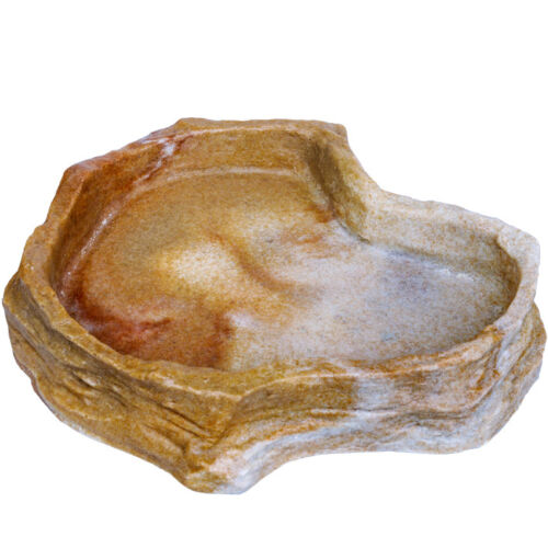 Hochwertige Terrarium Felsschale Futterschale Wasserschale - Granit-Sand-Lava - Bild 8 von 43