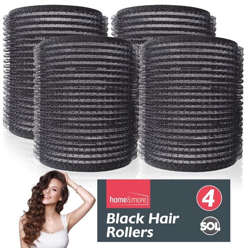 4-12 Hair Rollers Self Grip Large Set Heatless Bouncy Wave Curlers Cling Styling - Picture 1 of 10