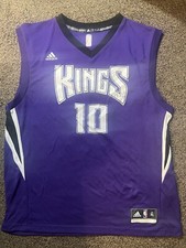 Signed Nik Stauskas Sacramento Kings Jersey XL #10 Adidas Michigan Wolverines