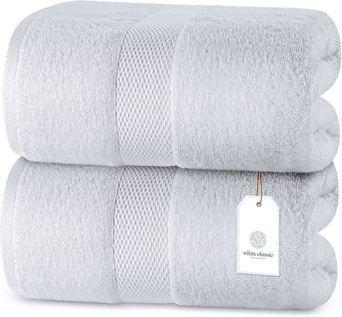 Luxury Bath Sheet Towels Extra Large 35x70 inch | 2 Pack, White, Size: 35 x 70