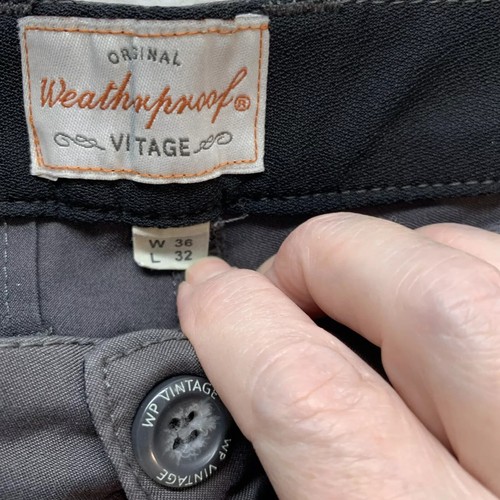 Weatherproof Vintage Mens 38x30 Stretch Packable Hybrid Trail pants hiking - Picture 3 of 6