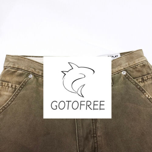 PANTALONES DE REGISTRO BEBETA PATCHWORK GDEP JEANS PINTADOS DE LONA DENIM ROPA DE TRABAJO PANTALONES - Imagen 11 de 18