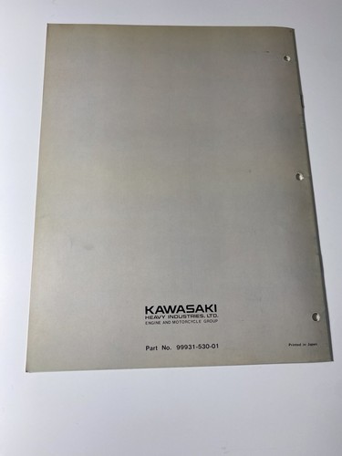 NOS Kawasaki KZ400 D4 Assembly and Preparation Manual KZ 400 - Bild 4 von 4