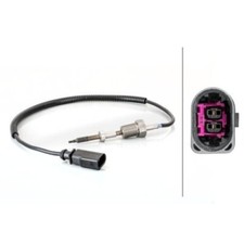 1x Sensor, Abgastemperatur HELLA 6PT 014 494-711 passend für VW
