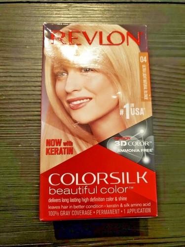 Revlon Colorsilk Beautiful Permanent Hair Color 4.4 floz 2 Colors Available  - Picture 1 of 6