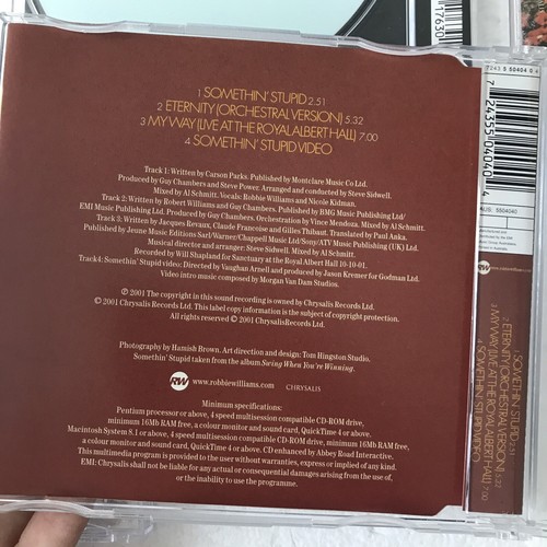 Robbie Williams CD Singles Bulk 90s 00s Pop Music Australian Edition Bonus x8* - Picture 4 of 14