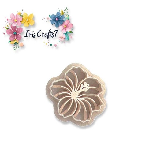 Cortador de arcilla polimérica con flores de hibisco para hacer pendientes - Herramientas de joyería hágalo usted mismo - Imagen 2 de 5