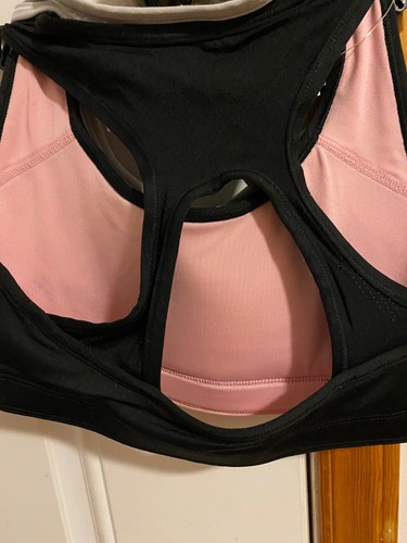 NWT GIRLS SIZE LARGE ATHLETIC WORKS 2 PACK REVERSIBLE SPORT BRAS BAND SIZE 34 - Picture 7 of 7