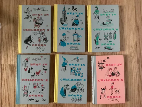 "Best in Children's Books"  Doubleday - - -  Lot of 6 - - - Hardcover Books