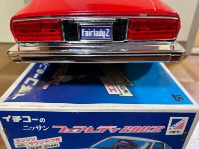Ichiko Nissan Fairlady Z 280 Tin Toy Car Vintage Showa Japan