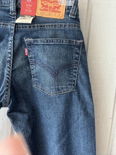 Levi’s 511 Size 12 Flex Stretch Denim Jeans Slim fit Adjustable Waist - Picture 8 of 17