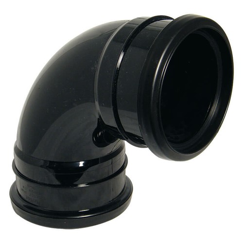 Push Fit Soil Pipe 110mm Fittings UPVC Bends Tee Elbow Drain External/Internal - Picture 6 of 16