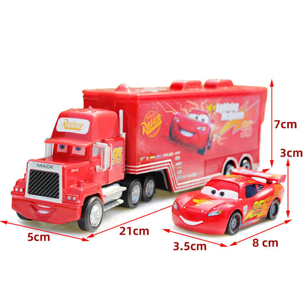 Disney Pixar Cars Plane Lightning McQueen Mack Hauler Truck & Car Set Toys Luigi - Picture 292 of 315