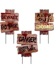 Self-Designed Halloween Decorations Yard Signs Stakes Props Outdoor Decor Scary