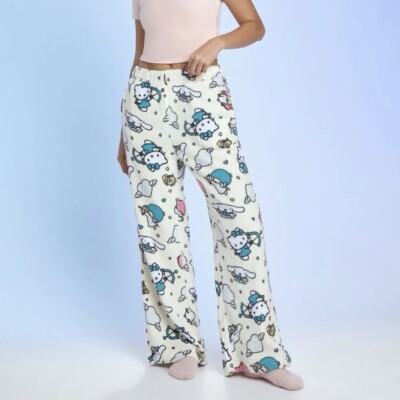 Forever 21 Hello Kitty Friends Fleece Pajama Pants Small eBay