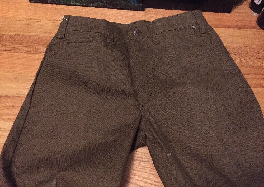 Vintage 60s Levis 517 Big E Levi's Sta-Prest Mens Mod Talon
