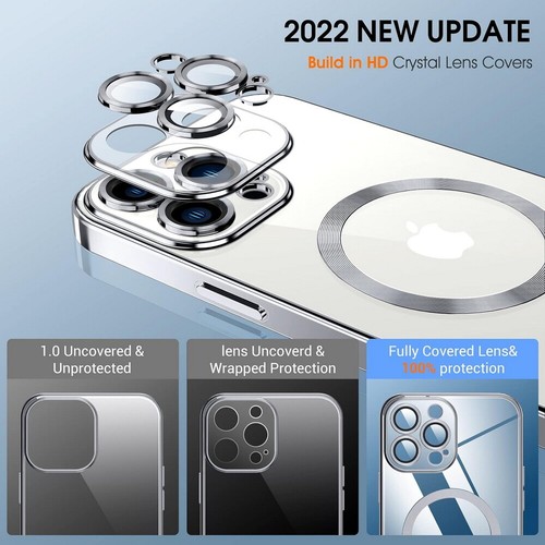 Funda Transparente TPU MagSafe Magnética para iPhone 16 15 14 13 12 11 - Imagen 20 de 36