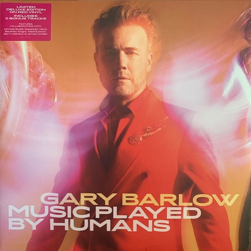 Gary Barlow - Music Played By Humans (2020) Red Vinyl Limited Deluxe Edition NEW - Imagen 2 de 2