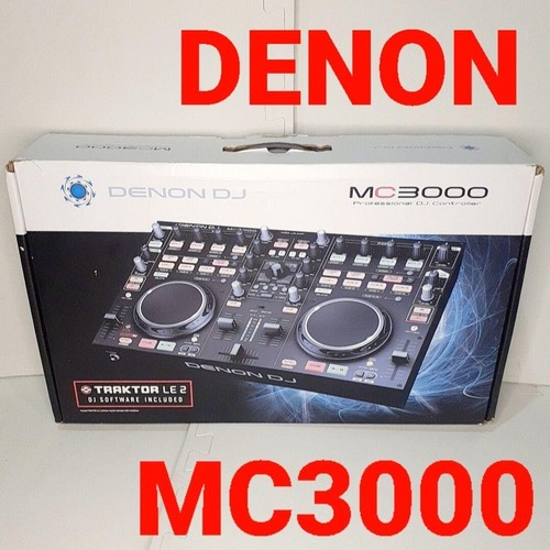 Denon DJ MC3000 2-Channel Controller MIDI USB Interface Serato Traktor Working - Picture 2 of 15