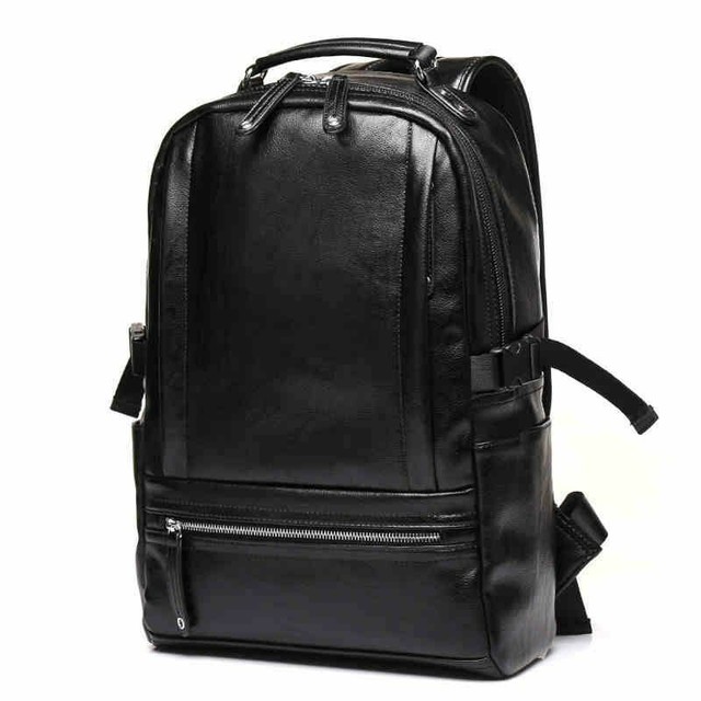big leather backpack