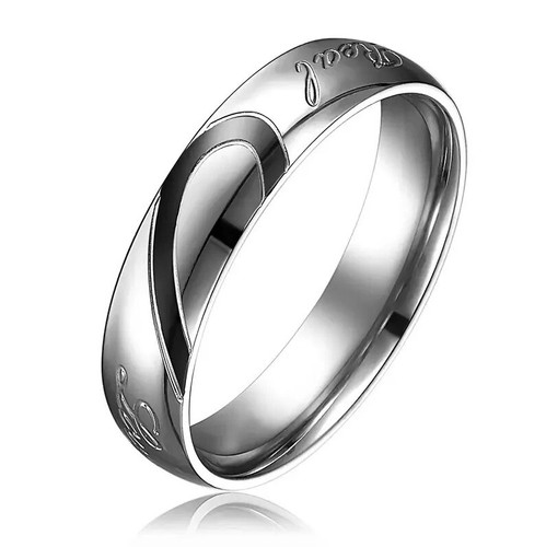 2 Partner Ringe Freundschaftsringe Eheringe Hochzeitsringe Trauringe Herz Liebe - Bild 7 von 10