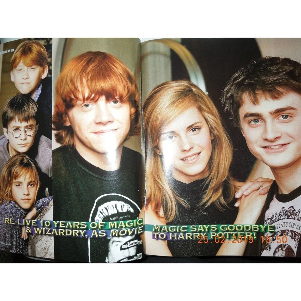 HARRY POTTER movie magic MAKING DEATHLY HALLOW PT emma watson DANIEL RADCLIFFE - Image 2 of 4