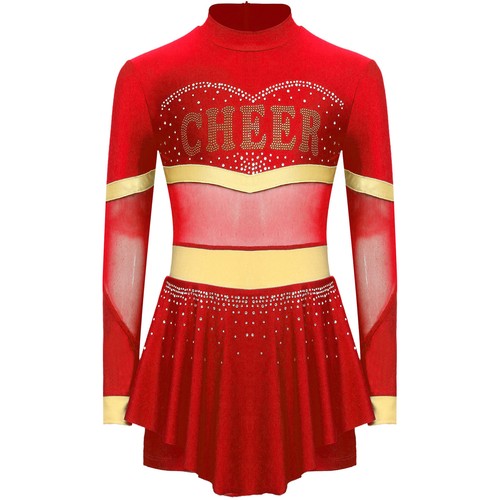 Niñas Ropa de Baile Halloween Animador Líder Disfraz Gimnasia Mono Festival - Imagen 51 de 68